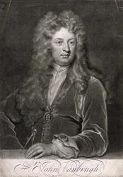Sir John Vanbrugh, engraved by John Simon